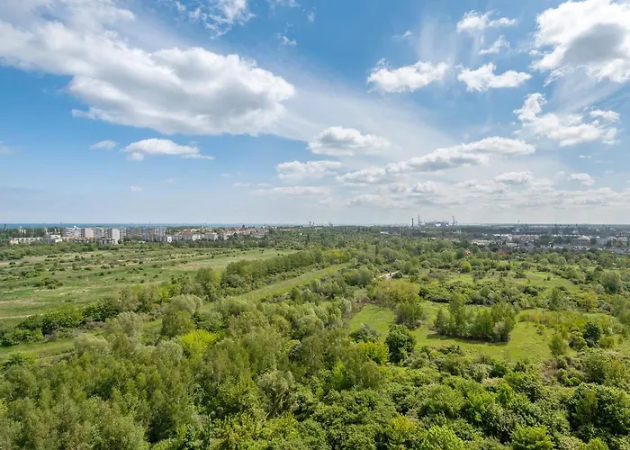 アパート Sea View Letnica Tower & Sea View By Downtown グダニスク